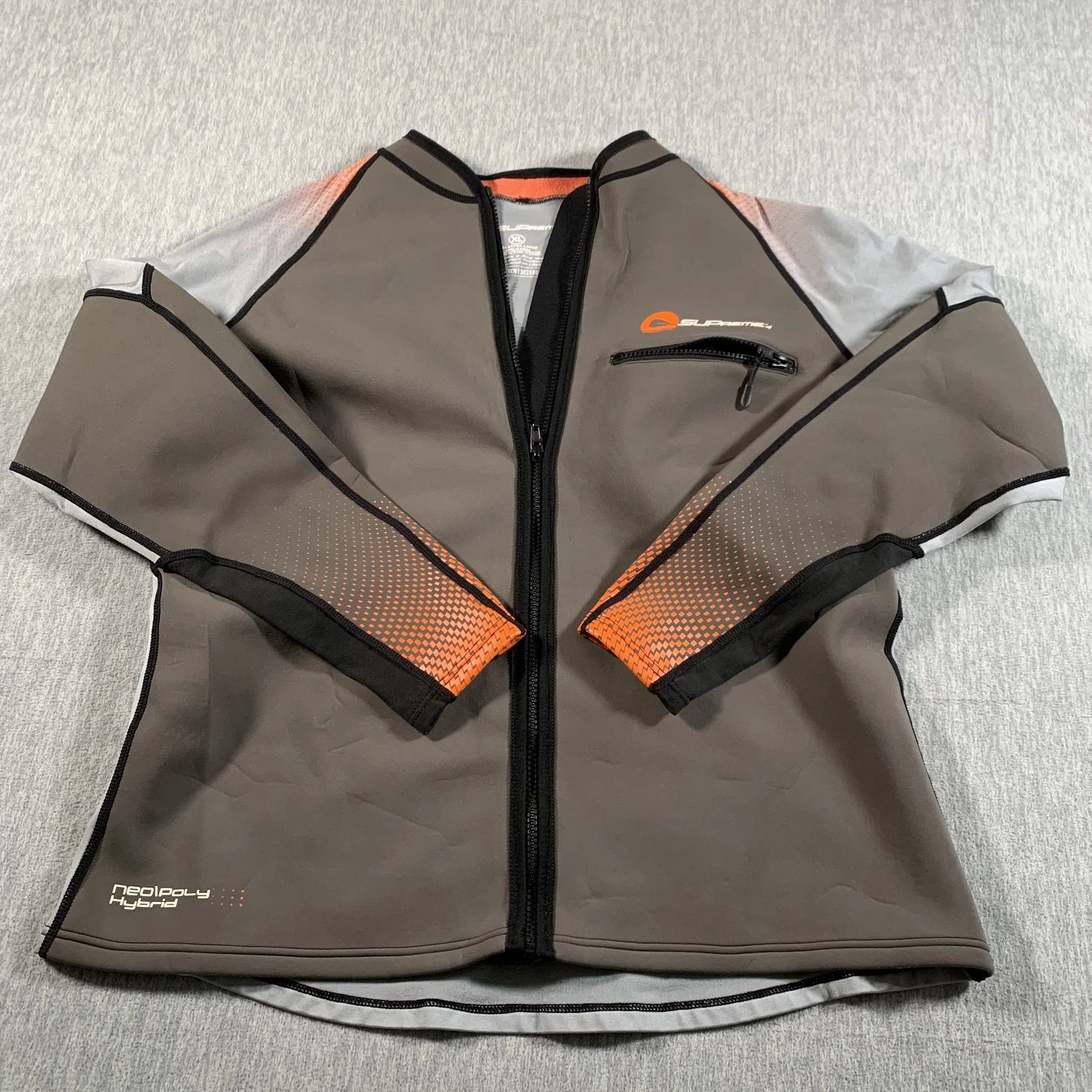 SUPREME Giacca Ibrida Neoprene XL Paddle Board Kayak Surf Zip Uomo Top