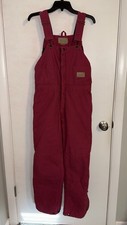 C.E. Schmidt Workwear Women's Pink Overalls 10-12 Medium Short Insulated