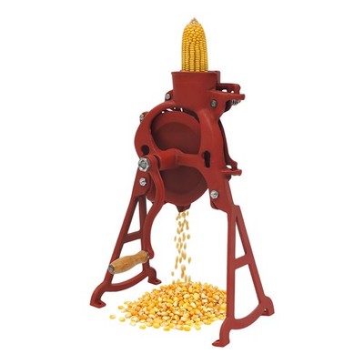Manual Corn Thresher 3.93 Inch Hand Crank Corn Sheller Machine Orange 10cm/3.93''