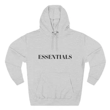 ESSENTIALS font hoodie | Live Your Way graphic hoodie
