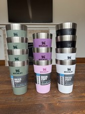 Stanley 16 Oz Stacking Beer Pint Sets Assorted Colors NWT 