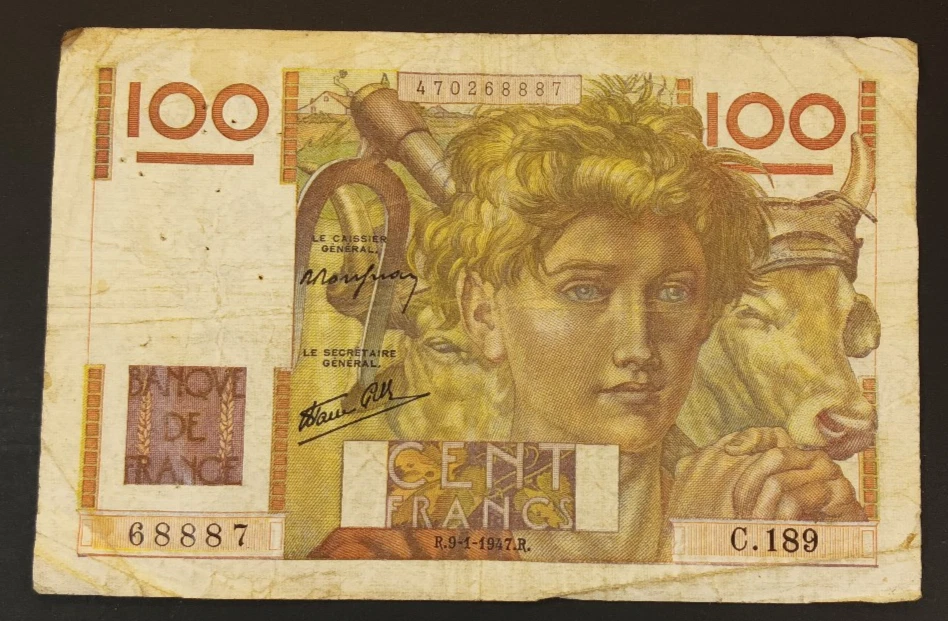 1947 年法国纸币| eBay