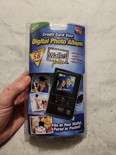 As Seen On TV product Digital Photo Album, Wallet Pix fits wallet, purse, pocket
