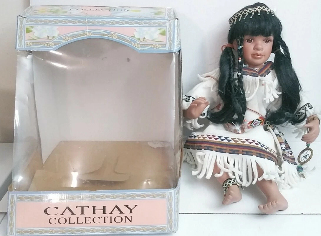 Cathay Collection Native American Porcelain Doll named LIZ