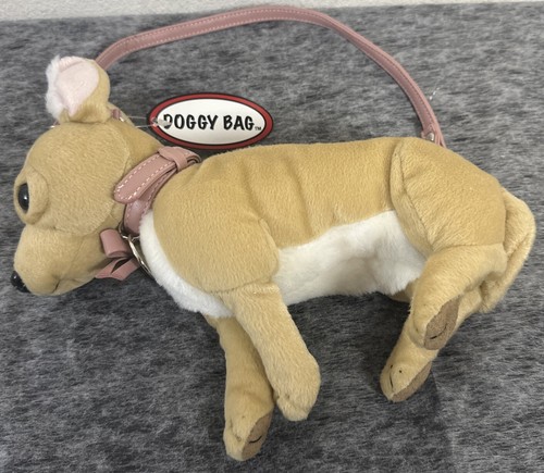 Vintage Y2k Doggy Bag Chihuahua Handbag Plush Dog Purse - Picture 7 of 12