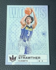 2023-24 Panini Court Kings #14 Julian Strawther Rookie Works in Progress /149