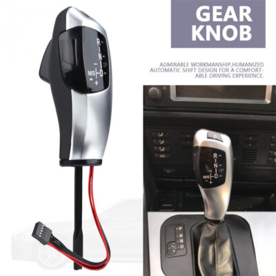 New Modified LED LHD Automatic Gear Shift Knob Shifter Lever For BMW E46 E60 E61