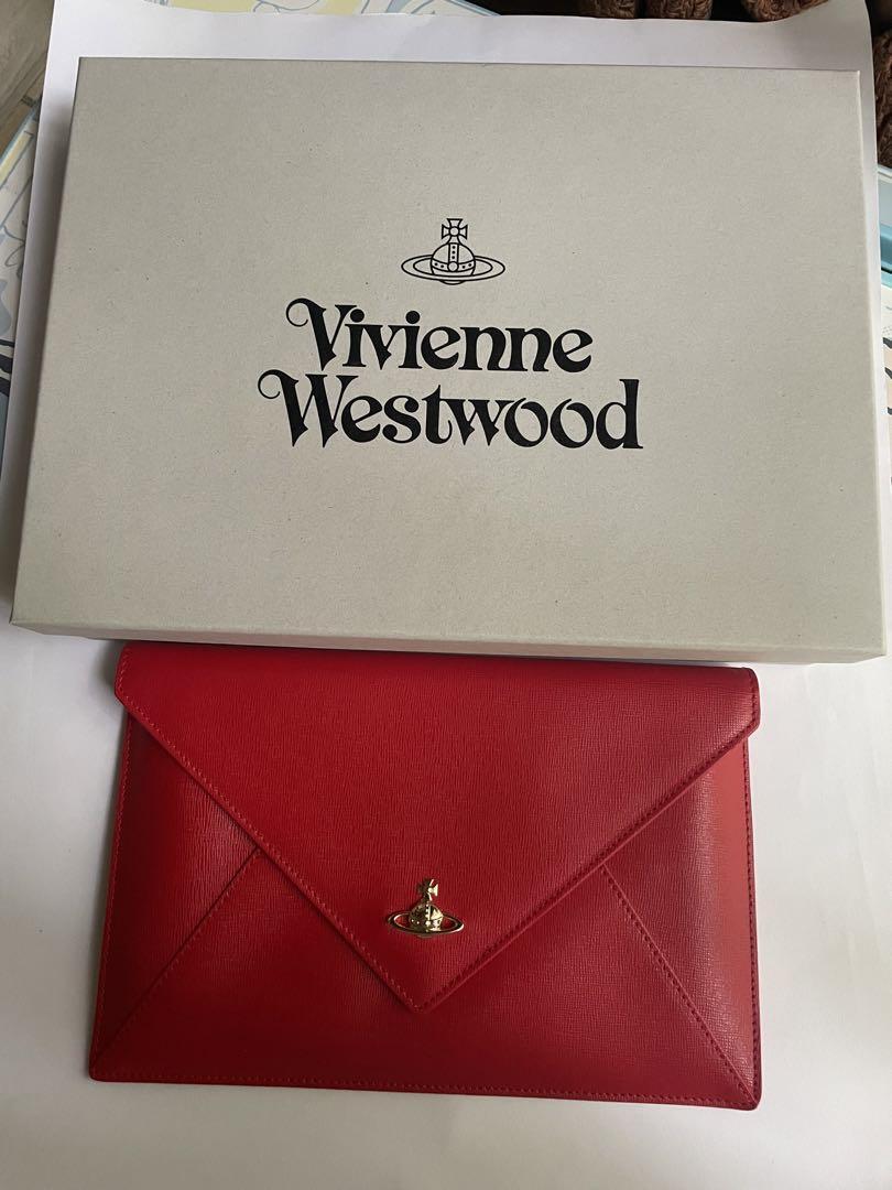 Vivienne Westwood Pouch Clutch Bag Red
