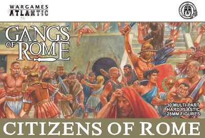 Wargames Atlantic Gangs of Rome Citizens of Rome 28mm Fantasy Miniatures