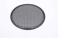 4 12" Waffle Style Black Steel Speaker Grill with Rubber Edge