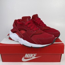Nike Huarache Run GS Gym Red White Shoes Sneakers 654275-604 Youth Size 6Y