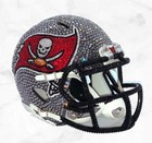 Bling Tampa Bay Buccaneers Mini Football Helmet Austrian Crystals Nfl Bedazzled
