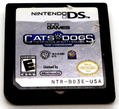 Cats & Dogs: The Revenge Of Kitty Galore Adventure Nintendo DS By WB Games 2010