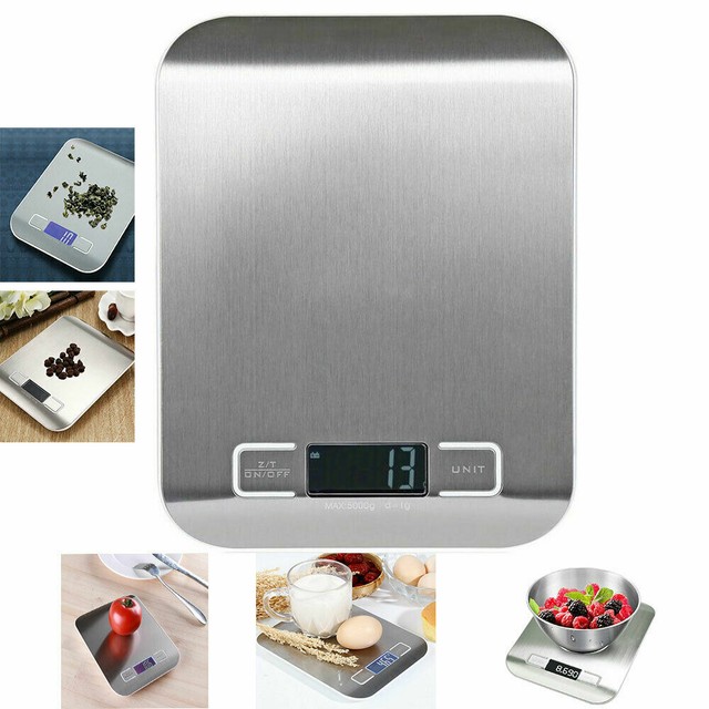 15kg Stainless Steel Digital Lcd Electronic Kitchen Cooking Food