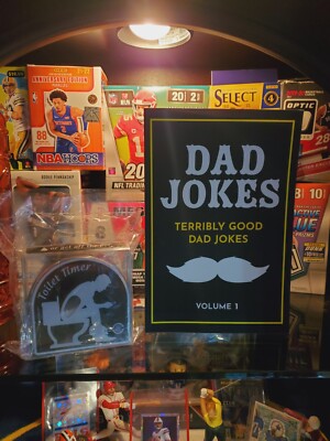 Terribly Good Dad Jokes Book Volume 1 & Katamco Toilet Timer GIFTS FOR GUYS 