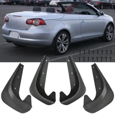 4PCS Mudguard Mud Flaps Splash Guards Car Front & Rear Fender For VW Eos Lux