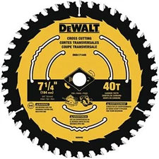 DEWALT DWA171440 7-1/4-Inch 40-Tooth Circular Saw Blade