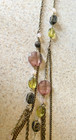 VINTAGE SIGNED CLAIRE'S CHAIN & BEAD NECKLACE — photo 1