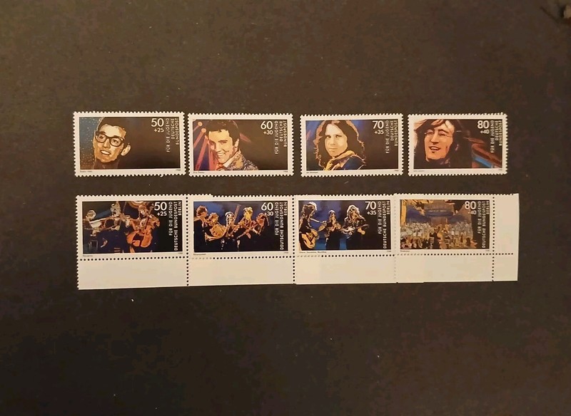 Germany Scott # B666-669 * 9NB257-260 * Complete MNH Set - Rock Stars