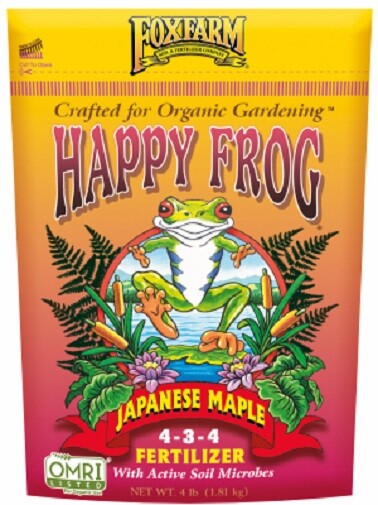 FoxFarm FX14660 4 lb Happy Frog Organic Japanese Maple Fertilizer