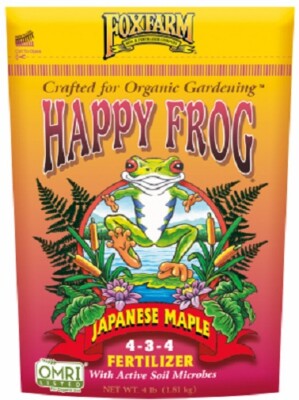 FoxFarm FX14660 4 lb Happy Frog Organic Japanese Maple Fertilizer