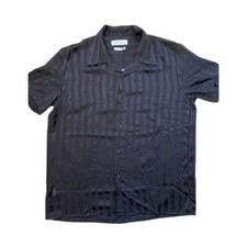 CARLOTA BARRERA Black Semi-Sheer Polyester Shirt