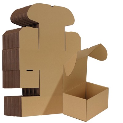 7x5x4 inches Shipping Boxes Set of 50 Brown Corrugated Cardboard Box Literatu...