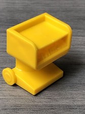 Fisher Price Little People Big Yellow Teapot Red Bus BBQ Cooker Furniture RARE