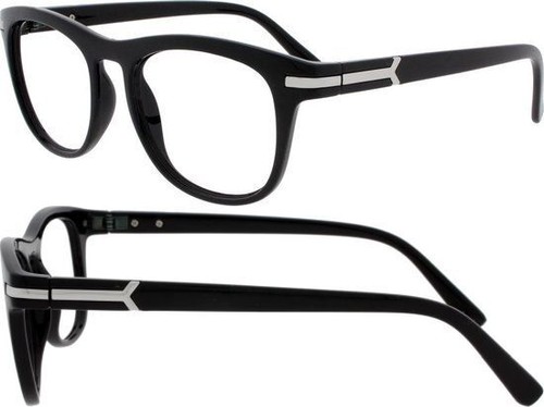 Icon Eyewear Lesebrille Unisex Kunststoff Schwarz mit Metalleinsatz silberfarben - Bild 5 von 10