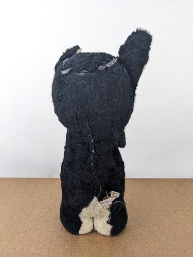 Muñeca de cerdo de juguete con cara de goma Rushton vintage, 11" - Imagen 5 de 9