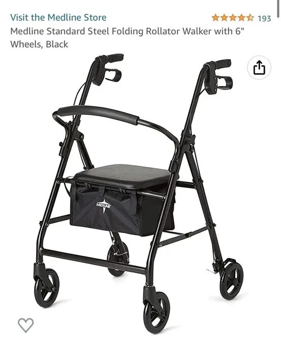 Equate Rolling Walker For Seniors, Rollator Walker With, 47 OFF