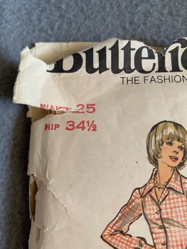 Butterick 3086 Vintage Sewing Pattern 70s Misses Skirt Pant Waist 24-30 - Picture 2 of 3