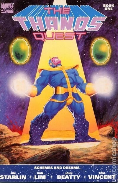 The Thanos Quest #1 Comic Book Marvel 1990 Ron Lim Jim Starlin VF+ | eBay