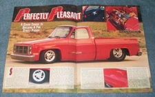 1986 Chevy C/10 Custom Pro Street Pickup Vintage Article "Perfectly Pleasant"