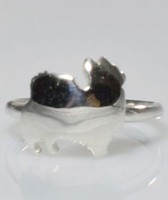 Langhaariger Chihuahua Ring Aus Sterlingsilber Luce