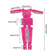 Pressotherapy Air Pressure Lymphatic Drainage Device Infrared Body Slimming Suit