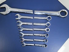 Custom Pro Cut Open-Box SAE Combo Wrench Set Lot of 14 for Hard to Reach Places