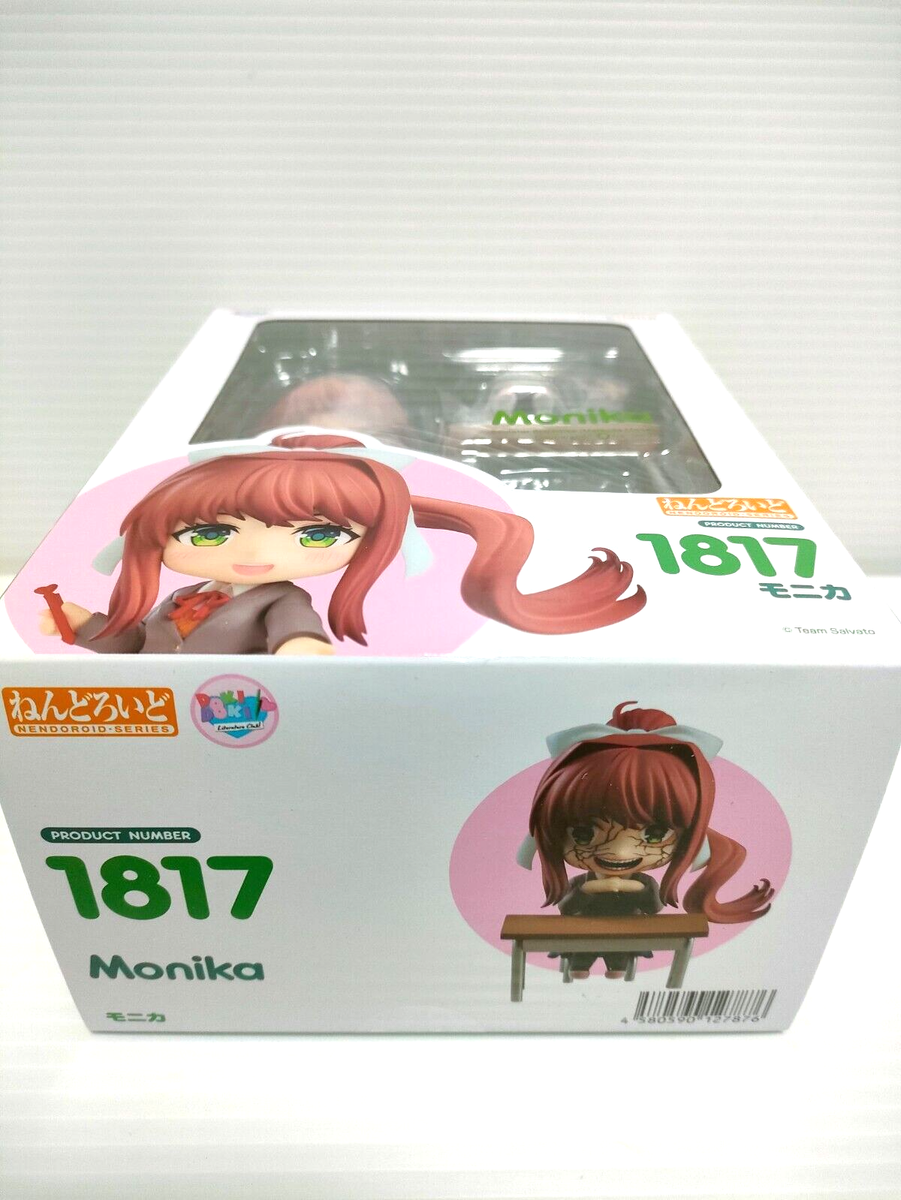 Doki Doki Literature Club Nendoroid Monika 1817 Figure 3.93in Good