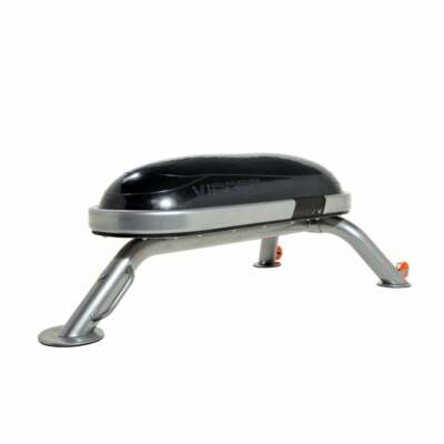 Vicore Fitness Flat Bench Core Bench Silver Frame Commercial Gym Equipment  UK