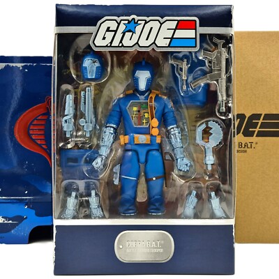 COBRA B.A.T. FIGURE ULTIMATES SUPER7 OVP BAT COMIC VERSION GI JOE G.I. NEU SDCC