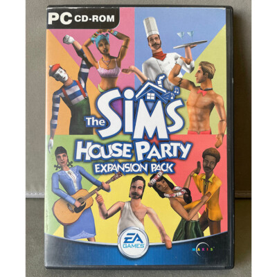 DIE SIMS HAUS PARTY ERWEITERUNGSPAKET PC Computerspiel 2001 Windows Maxis Retro