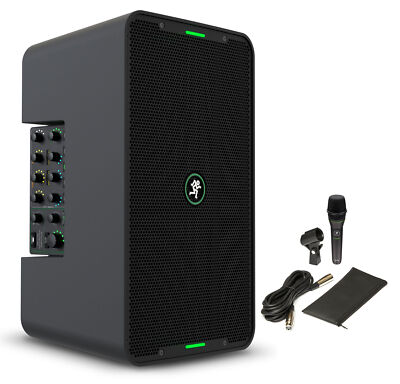 Mackie ShowBox Rechargeable 8'' DJ PA Bluetooth Speaker+Mixer+EM-89D Mic