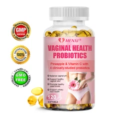 MENXI O Positiv Vaginal Probiotics 60 COUNT Women pH Balance with Prebiotics