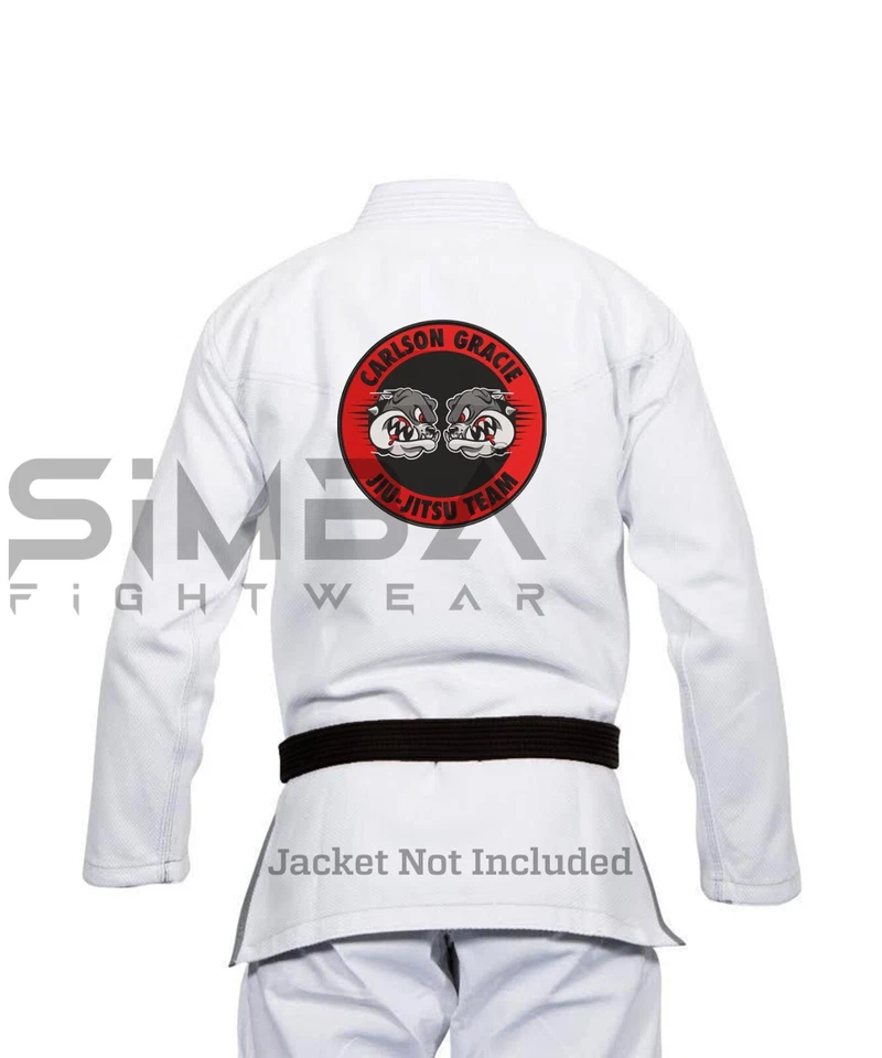 Carlson Gracie BJJ Patches Kimono Gi Patches BJJ Embroidery Patches Pack of 3 - Image 3 of 4