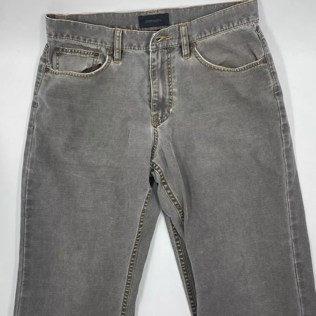 Express gray cheap jeans