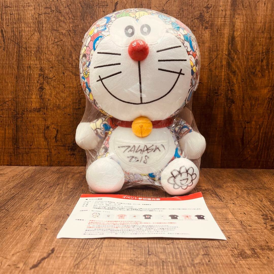 福袋安いいね半額ストア Murakami Takashi Signed UNIQLO toy stuffed Doraemon ドラえもん