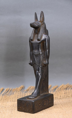 Ancient Egyptian Anubis God of Underworld Statue Antiques Rare Pharaonic BC