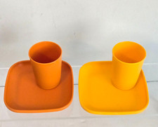 Vintage Tupperware Toys Mini Serve It Children's Play Dish Kids Set - 4 pcs