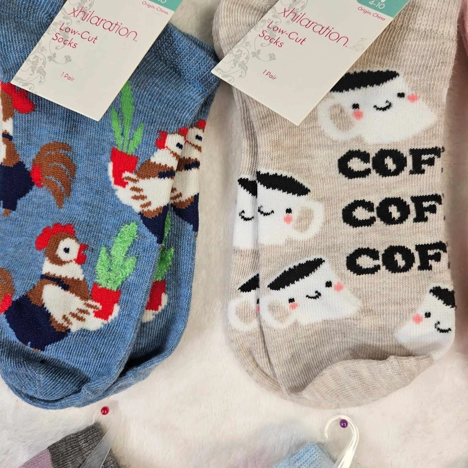 Calcetines Xhilaration 6pk Surtidos Corte Bajo Mujer Talla 4-10 Foto 2 de 4