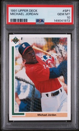 GEM MINT 1991 Upper Deck  #SP1 Michael Jordan White Sox PSA 10
